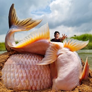 Top 10 Dry River Big Fishing By Fisherman. Unbelievable Techniques Finding Searching Stuck Fish #video #fish | Fisherman Animal Lover-Original