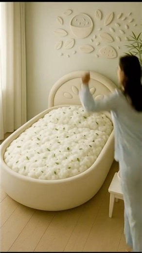 Which bed ★ASMR★ would you love if it’s real? 🍚🥭 Curd Rice, Chiko, Pencil | #asmr #shorts