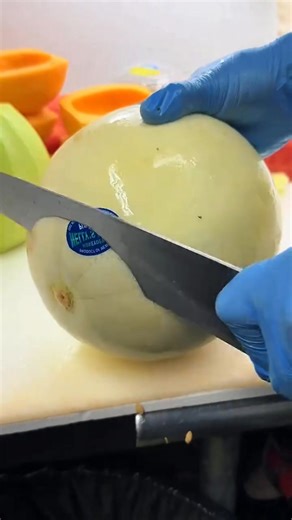 23K views · 128 reactions | Melon cutting | Fruit Cutting | Facebook
