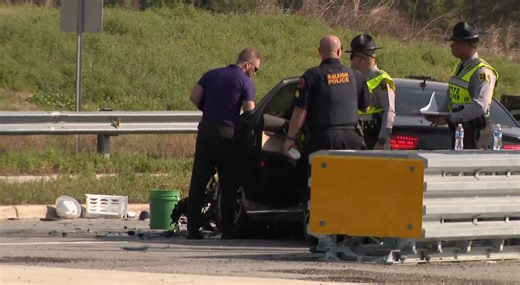 Raleigh bank robbery leads to chase, crash, police say