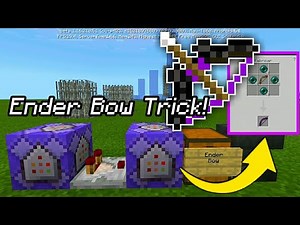 How to make an Ender Bow in Minecraft using Command Block Tricks