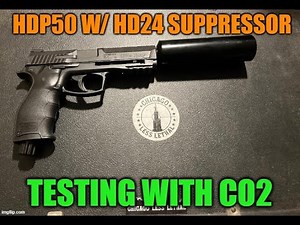 HDP50 with co2 and Home defence 24 suppressor | chicago less lethal