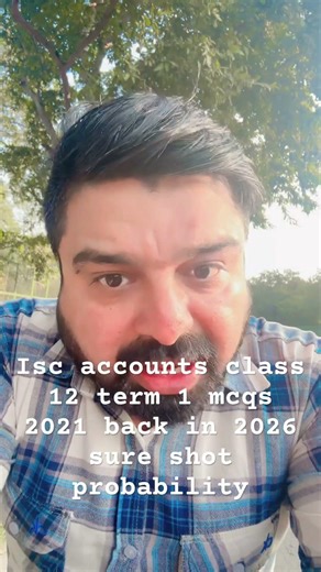 Isc accounts class 12 2021 mcqs repeating in 2026 sure shot probability #iscaccounts #class12