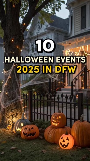 DFW Checklist - Your Guide to All Things Dallas & Beyond on Instagram: "Spooky season is here, Dallas! 👻 Whether you’re into haunted houses, pumpkin patches, or rooftop parties, these are the top 10 Halloween events you can’t miss this year. Mark your calendars and get your costumes ready! 🎃🕸️ 🎢 Fright Fest at Six Flags Over Texas (Arlington) – Sept 12–Nov 2 @sixflagsovertexas Haunted mazes, live shows, and spooky rides fill the park all season long! 💀 Dar