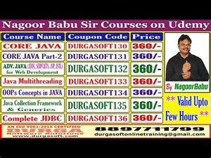 Nagoor Babu Sir Courses on Udemy