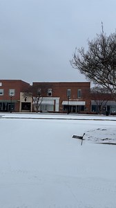 Down town sure does look good covered in snow/sleet lol. | Will Turner