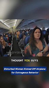 Disturbed Woman Kicked Off Airplane for Outrageous Behavior #cops #police #bodycam #usa #trending #fblifestyle | Cristian Farias