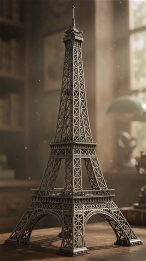 The Ultimate Kinetic Gadget? Inside the Mechanical Eiffel Tower Diorama 🕰️🗼#EiffelTower