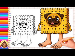 How to Draw Biscuit Dog | Italian Brainrot Meme