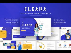 CLEANA-Cleaning Service Presentation Template
