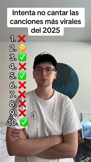 Challenge: Don't Sing the Catchy Songs of 2025