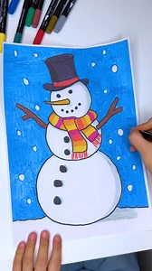 3,2,1 ¡Sopla! Dibujo Interactivo de Muñeco de Nieve para Niños! ☃️ | SUPER SLICK SLIME SAM