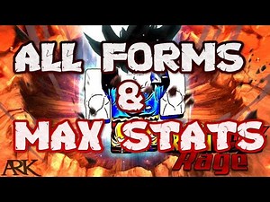 (ALL FORMS) (MAX STATS) Dragon Ball Rage!