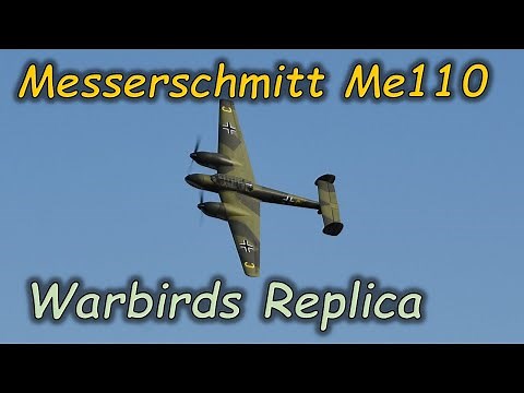 Messerschmitt Me 110 - 72" Wingspan Warbird - Built & Flown by Eric at Chester le Street RMC