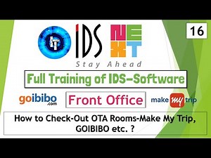 IDS Training | Full Training of Front Office | How to do Settlements of OTA | GOIBIBO | MMT | IDS 7