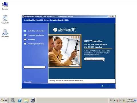 Matrikon OPC How to configure OPC Server Allen Bradley -Now with OPC UA