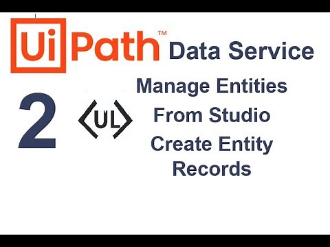Create Entity Record in uipath Data Service from UiPath Studio | Add New Record to The Entity