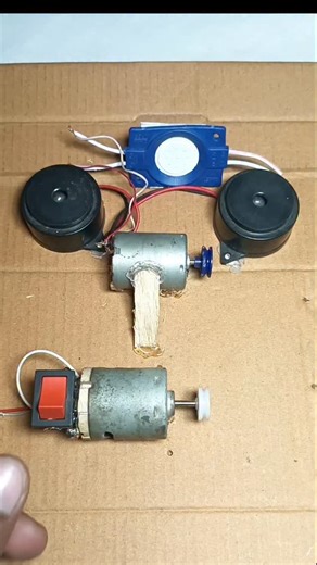 Md. saif on Instagram: "Dc motor generator powering 2 buzzer and led light"