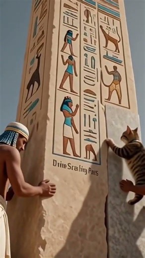 history so that the reason ancient pyramids were built was because cats