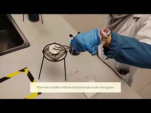 Formula of a Hydrate Experiment