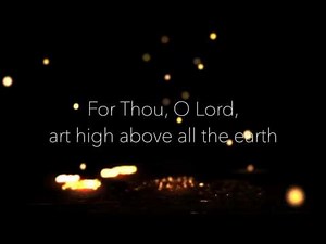 I exalt Thee piano Version (Karaoke with lyrics)