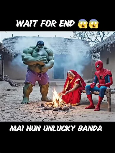 hulk vs spiderman🕷 Don't hate him hulk he is common man #foryourpage