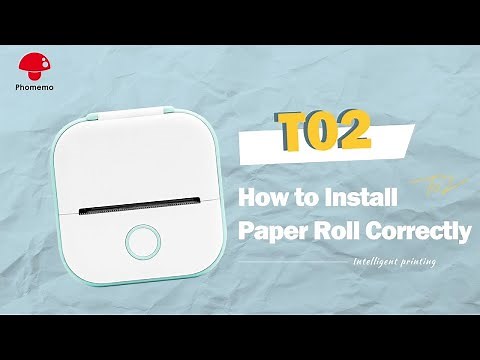 Phomemo T02 Quick Start Guide: T02 Mini Sticker Printer Setup Instruction | Phomemo App Connection