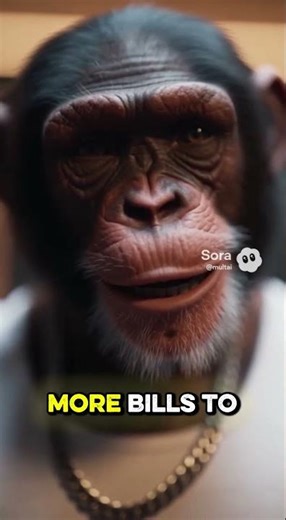 AI Monkey Workout Gone Wrong 😂 #ai #shorts