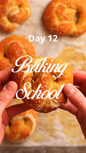 Just In Cake on Instagram: "Homemade Soft Pretzel - Baking School Day 11 To be honest, I really thought this was a failure and yall would never see these. After making the dough it felt too wet, and just wasn’t coming together. But after failing forward I ended up with pretzels that looked not great but tasted amazing. So next time you think you have completely wrecked what your baking, just keep going. It might not look like the recipe but it will probably taste great. I am not the best baker a