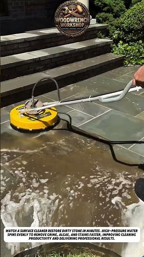 Surface Cleaner Pressure Washing | Satisfying Patio Deep Clean #diy #productivity #usa
