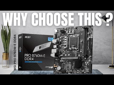 Best Value 12th,13th,14 gen MSI PRO B760M-E DDR4 Motherboard Under 10000: Unboxing & Review