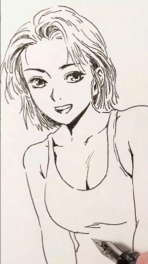 Drawing an Anime Girl Sitting Pose|座るアニメ少女の描き方