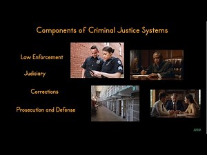 Comparative Criminal Justice System Part 2 (Components of Criminal Justice System)