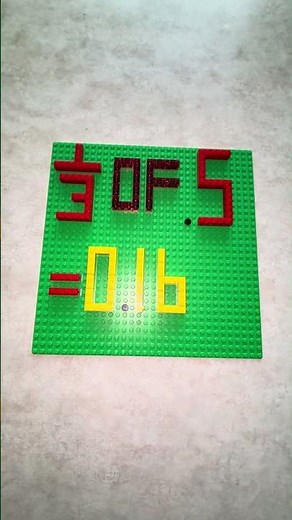 Learning how to multiply fractions with Legos