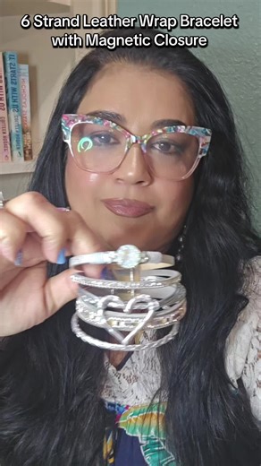 6 Strand Leather Wrap Bracelet is a perfect addition to your jewelry collection! #jewelry #womensjewlery #bracelet #leatherbracelet #ootd