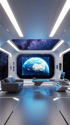 Space Station Room Reveal 🚀 Ultra Realistic AI Zero Gravity Interior #SpaceStationRoom #RoomReveal