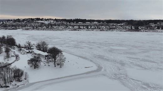 Sky View 21 | Susquehanna river turns to frozen tundra amid subzero temps