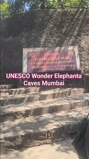 Inside Elephanta Caves Mumbai 🤩 | 2,000-Year-Old Wonder #Shorts