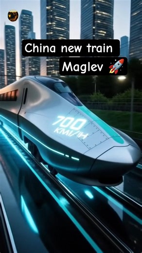 China Rocket Speed train 🚂 700 km/ph Maglev #train #china #shorts