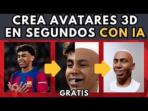 Cómo Crear Avatares 3D en Minutos con Inteligencia Artificial | Archivos .blend .OBJ .FBX .GLB y más