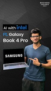 4.4K views · 21 reactions | Intel’s AI capabilities are setting benchmarks in the PC segment. We had a bout with the Samsung Galaxy Book 4 Pro, where we tested out Premiere Pro, Audacity and GIMP! Check out the results now. | Business Insider India | Facebook