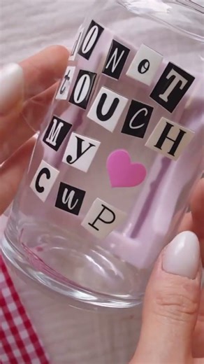 letter stickers for any hard surfaces 😍✨