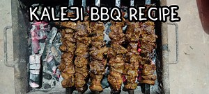 24K views · 637 reactions | Kaleji BBQ Recipe Marination Kaleji 1 kg Ginger garlic paste 1 tsp each 1 lemon squeezed. Or vinegar Green chillies chopped 1 tbsp Salt to taste Red chilli powder 1 tsp Red chilli flakes 1 tsp Tumeric powder half tsp Roasted crushed cumin & coriander 1 tbsp Oil 3-4 tbsp Marinate for an hour Cooking time 10-15 minutes Over cooking will lead the kaleji to get hard | Bushragraphy. | Facebook