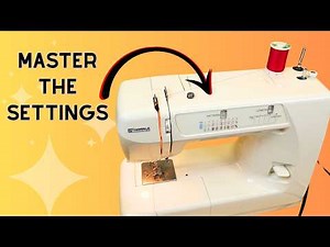 Kenmore 385: Adjusting the Stitch Settings