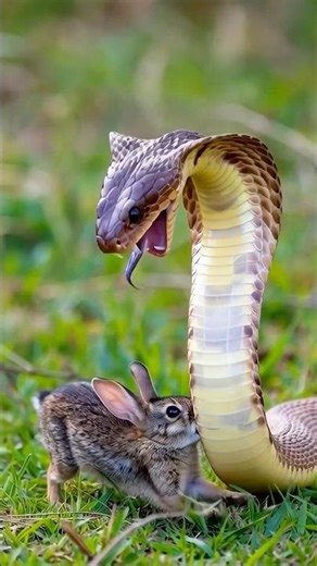 Eagle SAVES Baby from Snake Attack! 🦅🐍 #shorts #animalrescue