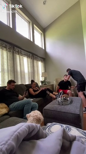 Fake tongue prank on @adin parents 🤣