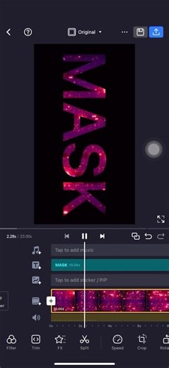 Add Video Inside Text In VN App / VN Video Editor Tutorial #vnvideoeditor