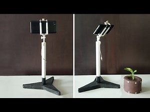 Homemade Tripod Stand for Mobile to Record DIY Videos Easily