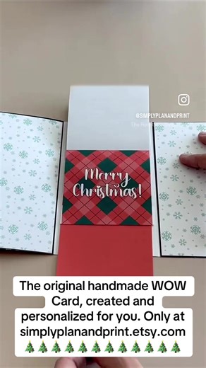 Original Handmade WOW Card – Perfect Holiday Gift