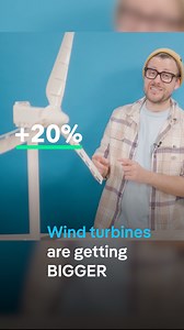 16K views · 422 reactions | SIZE really matters when it comes to wind turbines. #windturbine #PlanetA #planet_a | DW Environment | Facebook
